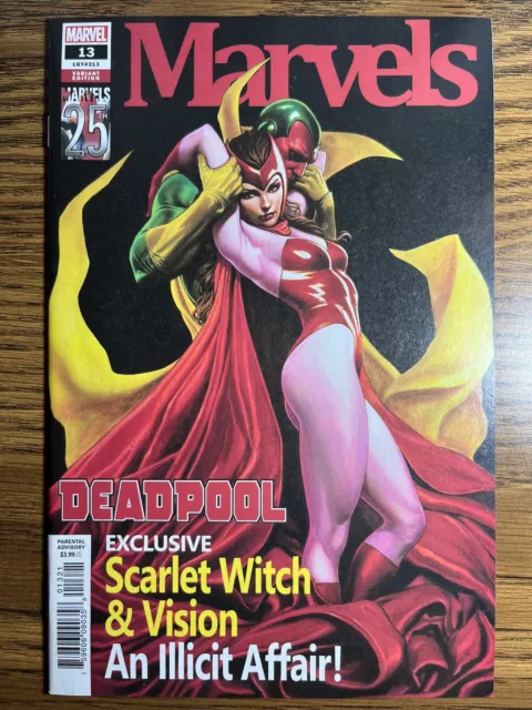 Deadpool 13 Nm/Nm+ Scarlet Witch & Vision Marvel 25Th Tribute Exclusive Variant
