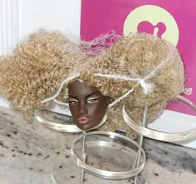 Integrity Toys Meteor Keeki Adaeze STILL POPPIN' DOLL HEAD ONLY Dark A Tone Skin