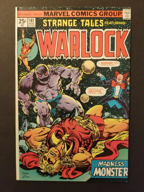 WARLOCK Marvel STRANGE TALES 181 1975 2nd App/1st Full GAMORA STARLIN 8.5 VF+