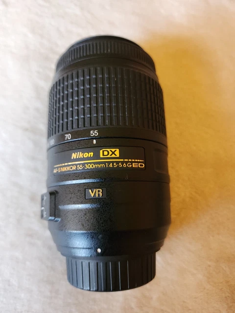 NIKON AF-S NIKKOR 55-300mm f/4.5-5.6G DX ED VR Camera Lens $79.99 
