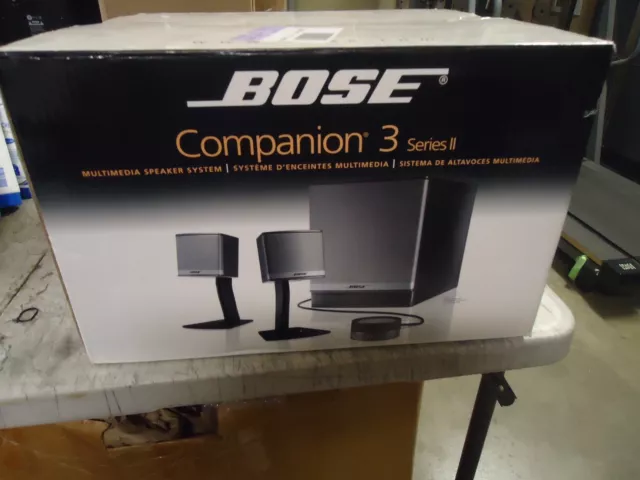 New Bose Companion 3 SERIES II Multimedia Speaker System