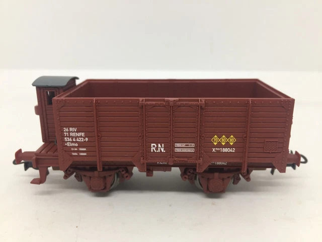 FLEISCHMANN ( 5204 ) JOLI WAGON TOMBEREAU AVEC GUERITE DE LA DB HO