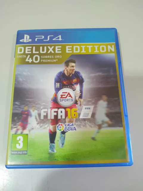 Fifa 16 Deluxe Edition Messi - juego PS4 Edizione Spagna Pal - 3T