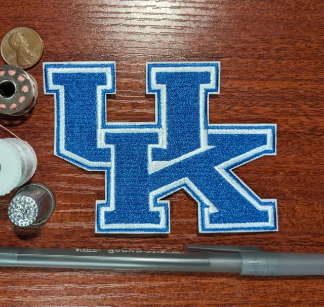 University of Kentucky Wildcats Patch UK College Sports Embroidered Iron On 3x4"