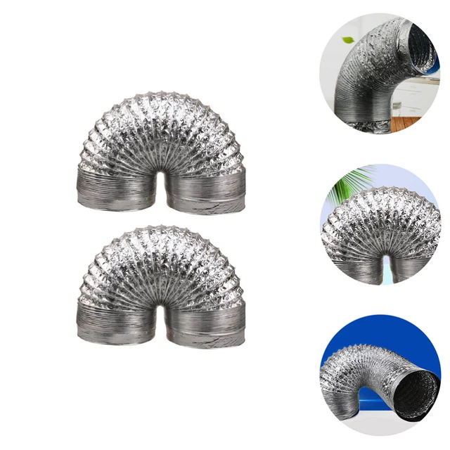 2 Pcs Ac Teleskoprohr Aus Aluminiumfolie Tragbare Klimaanlage Flexihose Flexibel