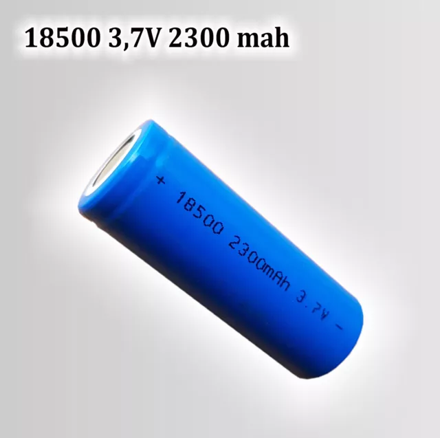 Akku Li-ion 18500 3,7V 2300mah Flat Top