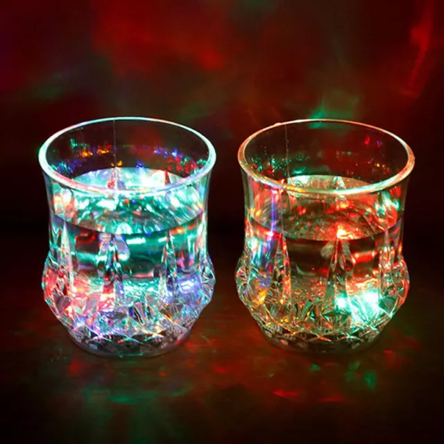 Tazze LED Creative Light Up Tazze Lampeggianti Automatiche Tazze Cambia Colore $v