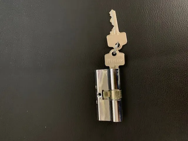 Whitco security screen door cylinder 5 pin barrel 2 keys keyed alike 2
