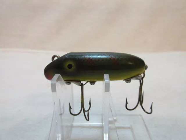 VTG Antique Wooden spinbait Lure, South Bend spin-a-diddee or nip-a-diddee.  dog