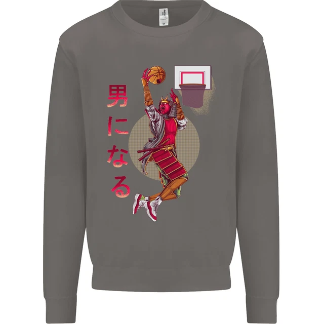 Felpa maglione giocatore di basket samurai uomo 3