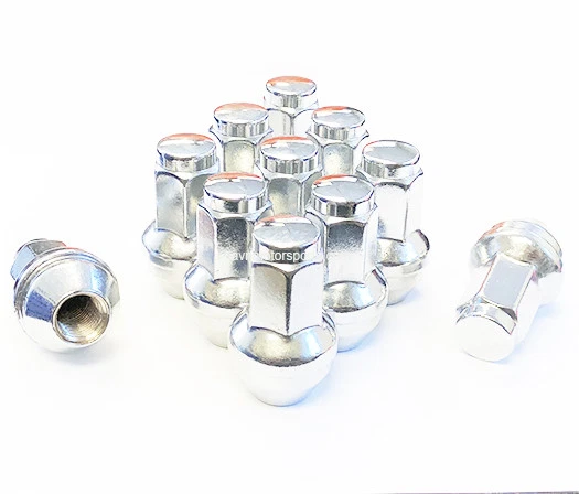 Chrome Locking Lug Nut Kit For Ford F150 & Expedition – 14x2, Wheel Locks, Set Of 4