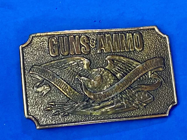 Vintage Shooting Sports - Guns and Ammo Second Amendment NRA belt buckle