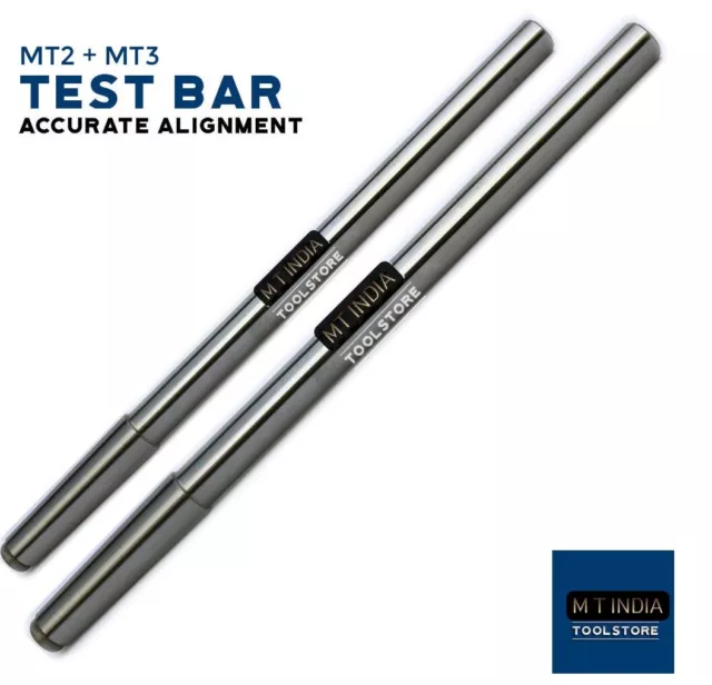 Combo MT2 MT3 ALIGN YOUR LATHE ALIGNMENT TEST MANDREL MORSE TAPER 2 & 3