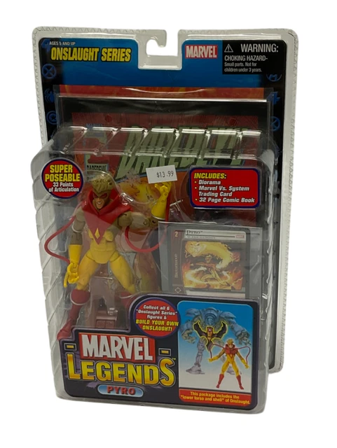 Marvel Legends Pyro Action Figure Onslaught Series X-Men Toy Biz 2006 BRAND NEW