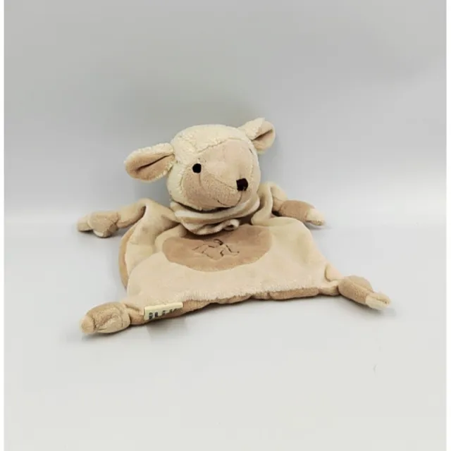 Doudou plat mouton beige LES PETITES MARIE - 33570