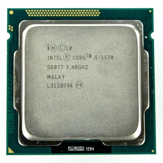 Intel Core i5-3570, 3.4GHz, Quad Core, Socket LGA1155, 6MB Cache, SR0T7, WORKING