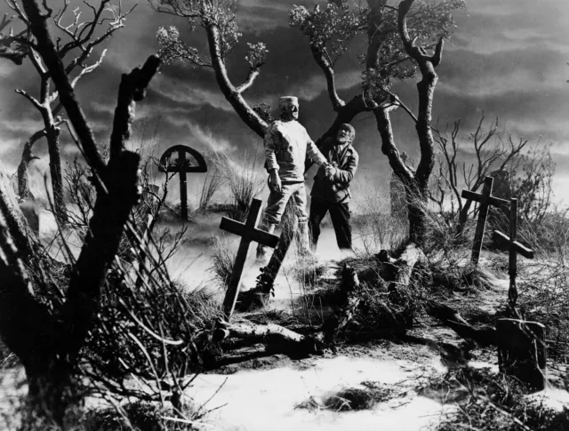 Lon Chaney Jr Ghost Of Frankenstein Monster Classic 8X10 Photo Aa