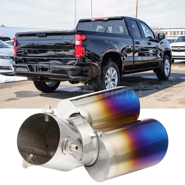 FOR CHEVROLET CHEVY Silverado 1500 Car Rear Dual Exhaust Pipe Tail