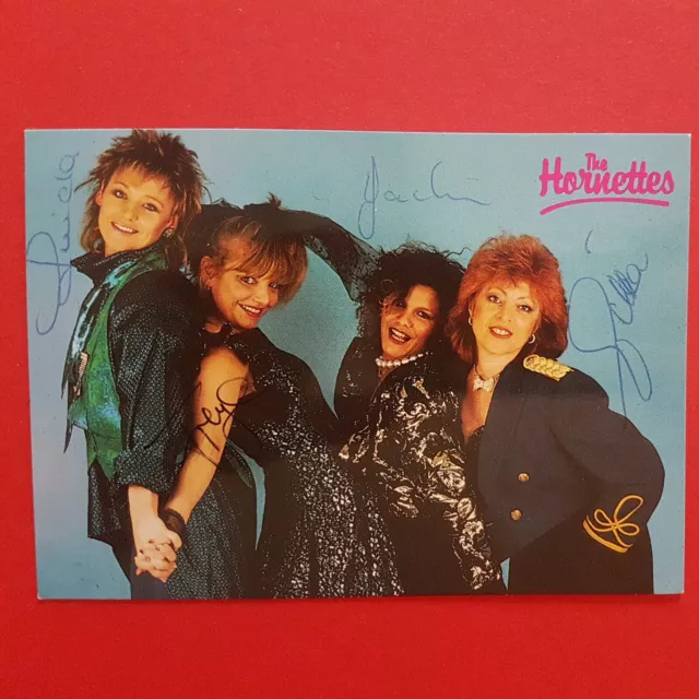 ☆☆☆ The Hornettes - Original signierte Autogrammkarte, handsigniert, TOP ☆☆