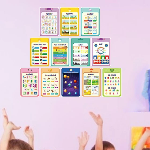 KIDS PRESCHOOL EDUCATIONAL Poster ABC Alphabet Poster Chart Early