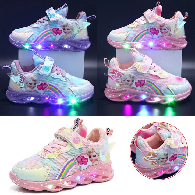Kids LED Luminous Shoes Sneakers Flashing Children Sport Girls Light Up Trainers