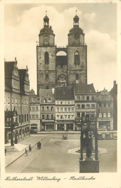 AK - Lutherstadt Wittenberg - Stadtkirche versandt 1939