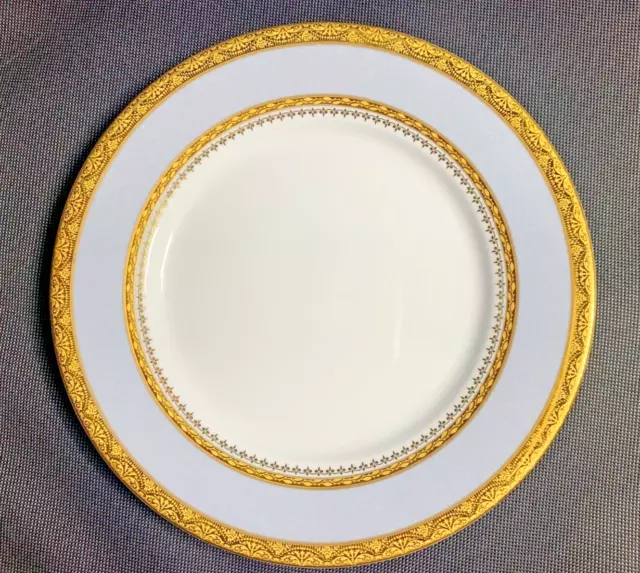 Philippe Deshoulieres Samarcande Light Blue Dinner Plate 11" Limoges France New