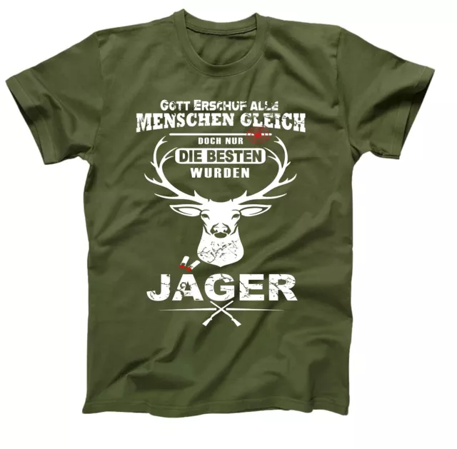 T-Shirt Die besten wurden JÄGER Waidmannsheil Herren Weidmanns Heil Jagd Jagen