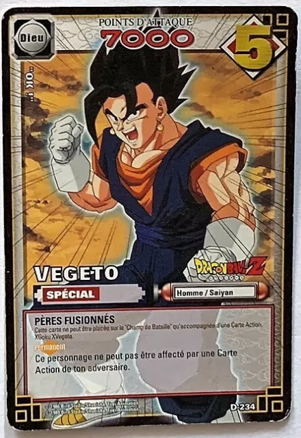 Cartes à jouer et à collectionner Dragon Ball Z D-234