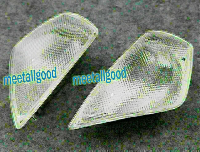 2 pezzi indicatori di rotazione chiari anteriori obiettivo per Ducati 749 999 2002-2006
