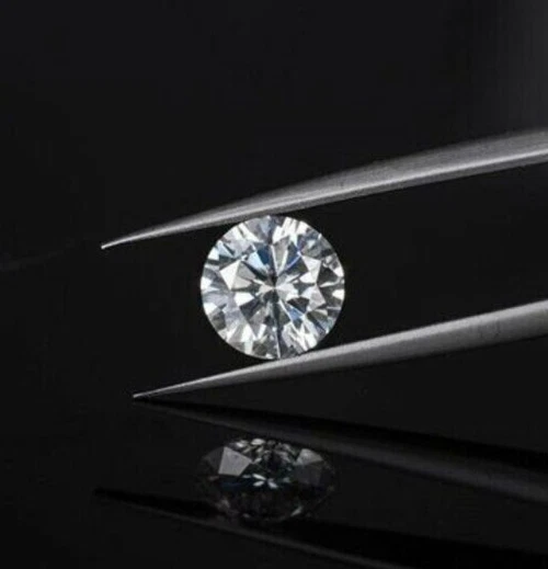 0.08 CT E-Vvs Véritable Naturel Diamant Desseré Coupe Ronde 2.75 MM Certifié