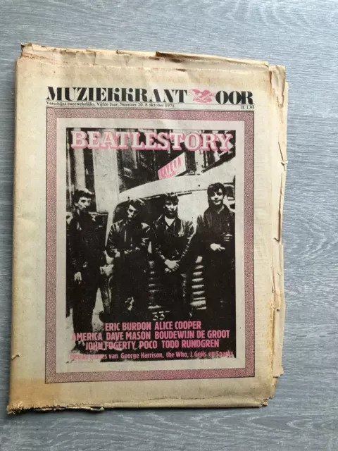 Muziekkrant Oor-Nummer 20 8 Oktober 1975 Beatles