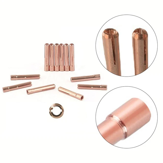 Lot De 19 Brûleurs à Souder MIG MAG - Pièces D'usure Pour 15AK MB15, 4 Buses à Gaz, 2 Bâtons De Buse, 10 Buses D'alimentation M6 0,8 Mm, 2 Isolateurs, 1 Outil