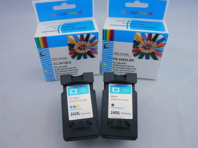 PG240XL BK CL241XL CLR Ink Cartridge for Canon Pixma MG4220 MG3620 MG3520 MG3220