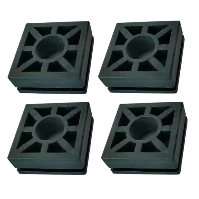 CONFEZIONE DI 4 BLOCCHETTI PORTARULLO G050 NEWPLEX 33X33 FORO 13 SPESSORE 15mm