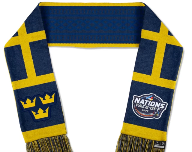 NHL HOCKEY 4 Nations Face Off Tournament 2025 Scarf TEAM SWEDEN 54.95 PicClick CA