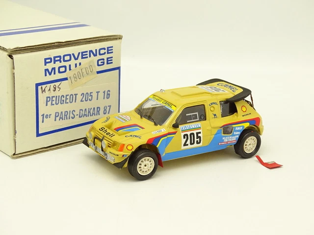 Provence Moulage Kit à Monter 1/43 - Peugeot 205 T16 Win Rallye Paris