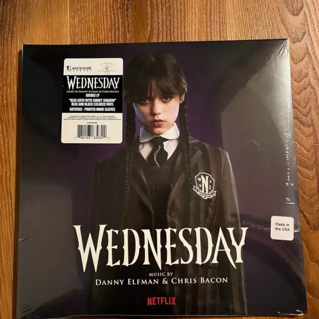 Wednesday Soundtrack Vinyl Blue Goth Netflix Addams Family Only 500 Copies Made
