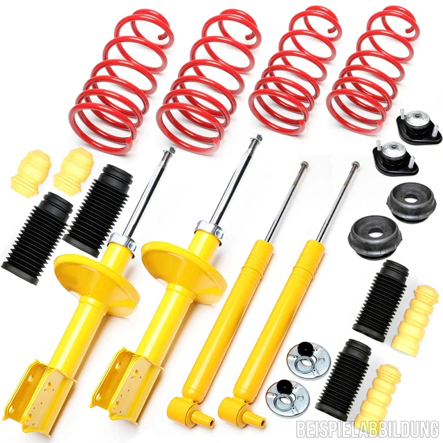 Assetto sportivo 40/40 + cuscinetto a cupola + tappi antipolvere - per BMW Serie 5 E39, 525D 530D