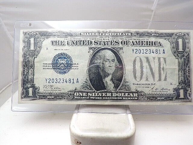 1928-A  $1 Silver Certificate Funny Back Note Blue Seal Banknote