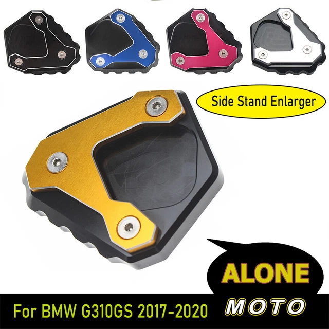 1PC Kickstand Enlarger Pad Side Stand Extension Plate For BMW G310GS 2017-2020