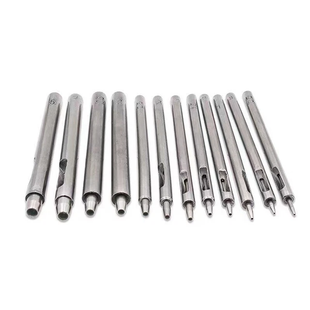 Lot De 52 Emporte-Pièces Creux Pour Cuir - Outils De Perforation Multi-Formes Pour Ceintures, Bracelets Et Projets DIY