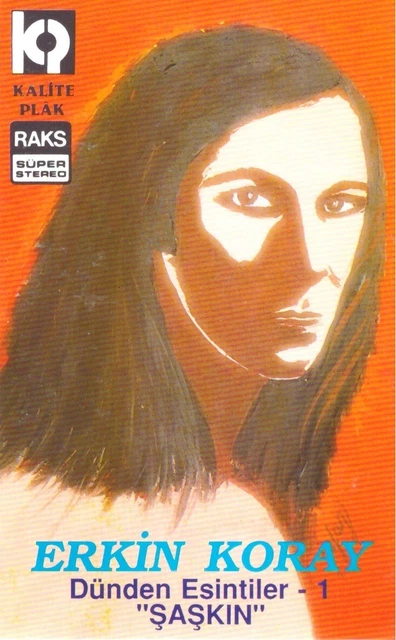 Erkin Koray – Dünden Esintiler 1 / Şaşkın (1991) CASSETTE Turkish Music "New"