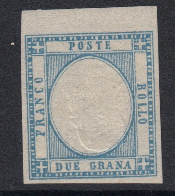 NEAPOLITAN PROVINCES ( Italy) :1861 2g pale blue INVERTED HEAD SG 11a mint
