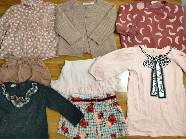 {C727} girls 3-4 year dress skirt jumper bundle ZARA River Island Mayoral