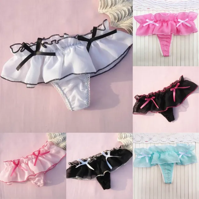 Couteaux de bikini s��duisants slips en dentelle string pour femmes culotte sexy