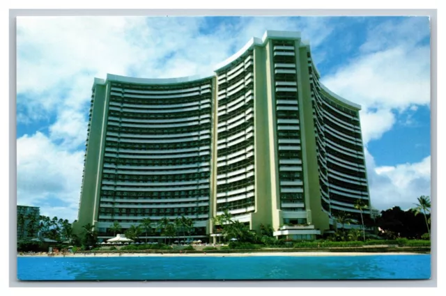 HONOLULU HI HAWAII Sheraton Waikiki Hotel Beach from Ocean Unp Chrome ...