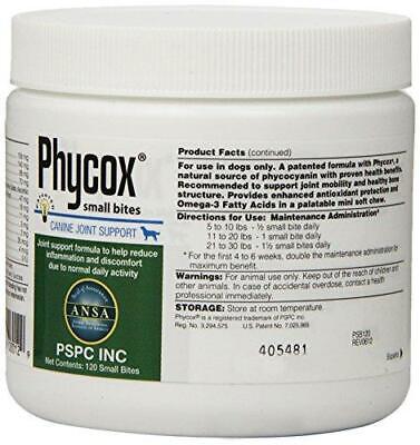 Phycox Canine Joint Support Small Bites, 120 Count