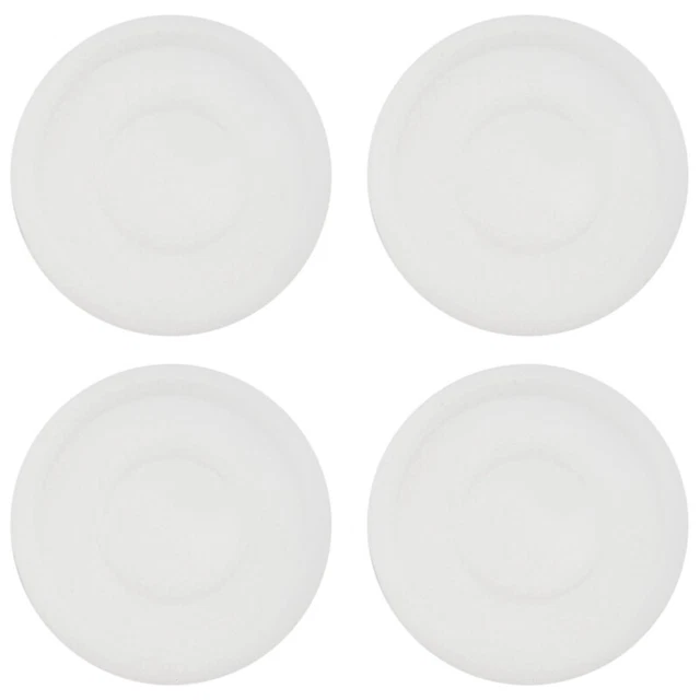 4 Pack Big Diy Round Coaster Silicone Mold, Diameter 3.94Inch/10Cm, Molds For Q6