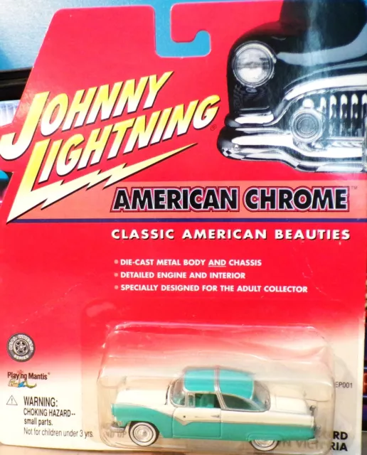 JOHNNY LIGHTNING... 1955 Ford Crown Victoria ......AMERICAN CHROME....1 ...